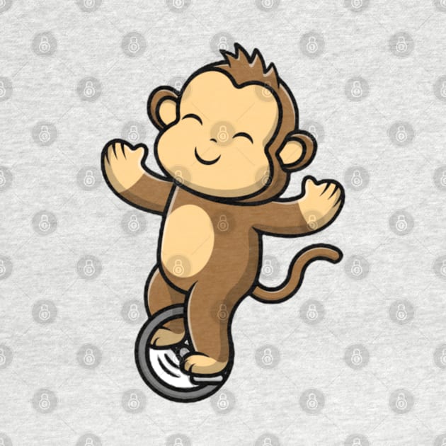 Unicycle Bear by Chris Coolski